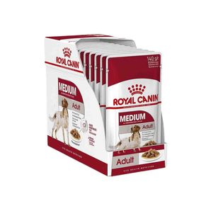 Royal Canin Sos İçinde Orta Irk Yetişkin Köpek Yaş Maması 10x140 gr