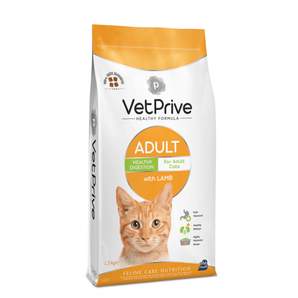 Vet Prive Yetişkin Kedi Maması Kuzu Etli 1,5 Kg