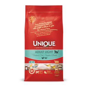 Unique Light Yetişkin Kedi Maması Tavuklu&Balıklı 2 KG